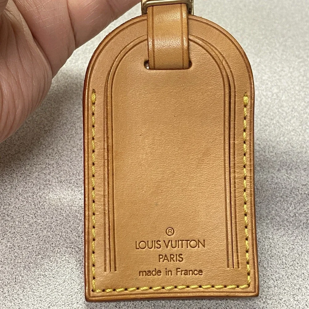 Authentic Louis Vuitton Luggage‎ Tag Excellent Condition